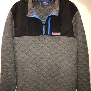 Vineyard Vines Quilted Quarter Zip Men’s LG